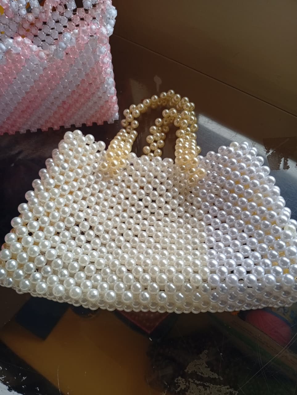 Handmade bags by students
